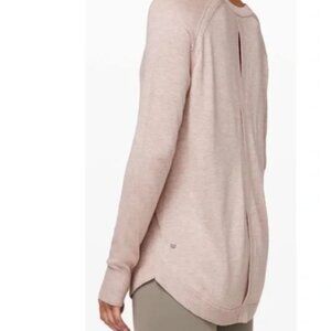 Lululemon Lead with Your Heart Women’s Lightweight Sweater Heathered Pink Bliss